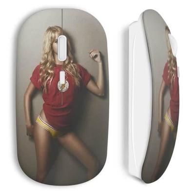 Беспроводная мышь - Sexy Girl - Flash Heros - В комплекте USB-ключ Wi-Fi - Совместима с Mac и ПК - Белый