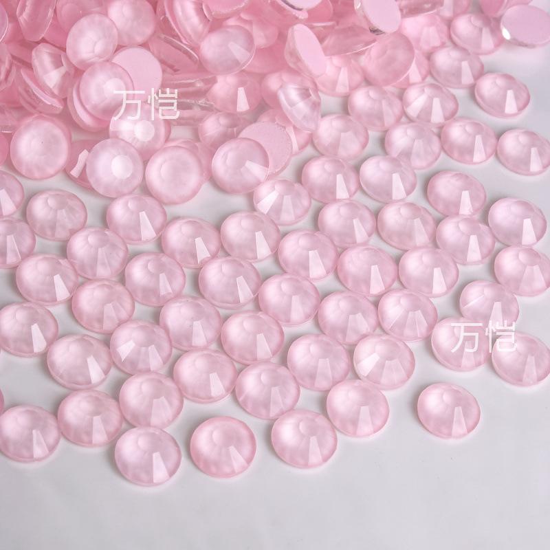 Nail Art Luminous Flat Bottom Diamond Glass Crystal Fluorescent Diamond Diy Rhinestone Nail Jewelry Accessories