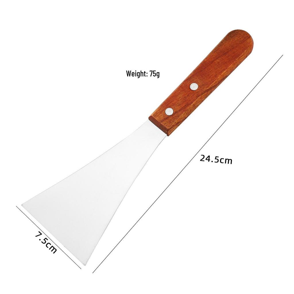 Stainless Steel Cooking Spatula for Pancakes, Pizza, Steak, and Fish