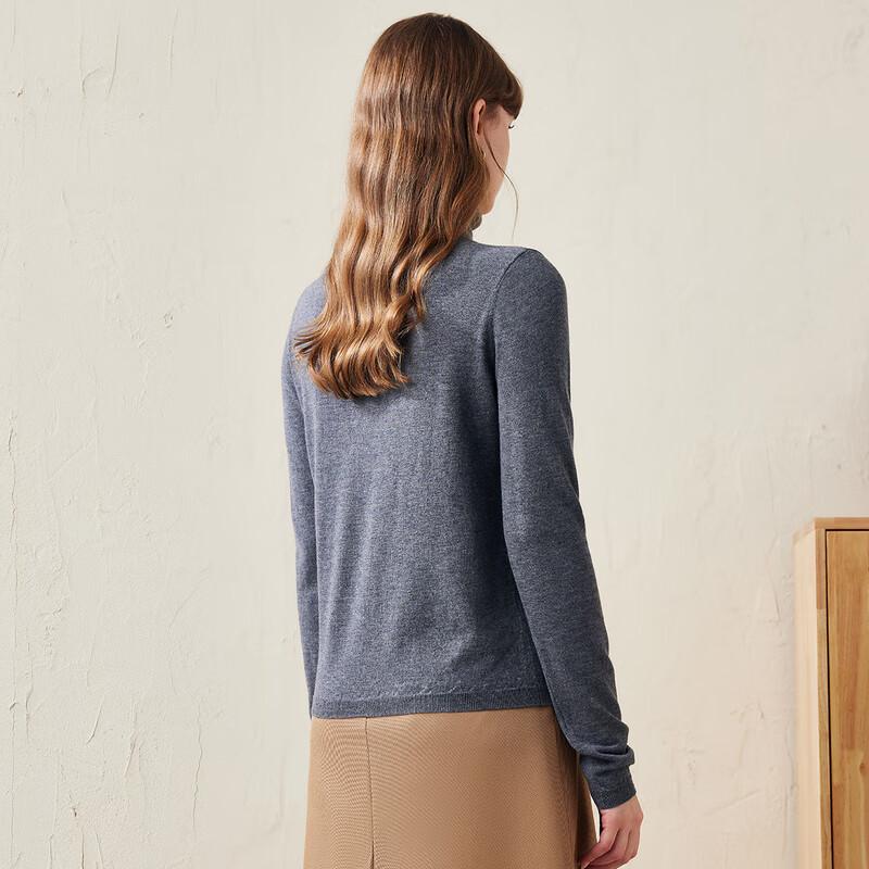 Komom Boka Women's Fine Merino Wool Turtleneck Sweater