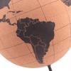 Korkträ Roterande Globkartor Hemkontorsdekoration Världskarta Geografikarta Glober