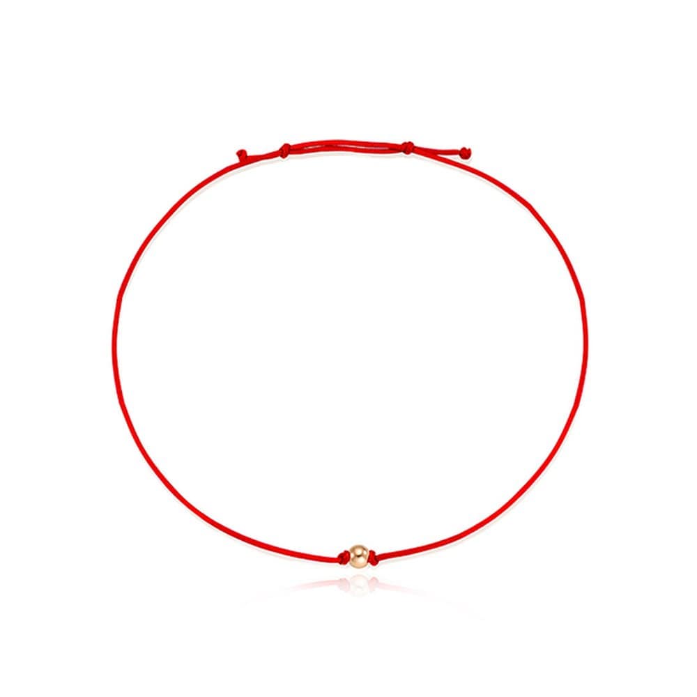 Jrosa 14K Rosa Silk Ball Bracelet