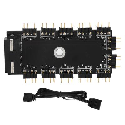 Hub Splitter cu 11 Porturi Extender Interfață ARGB 3PIN Dispozitiv de Control LED RGB Accesorii Interfață 5VIDE