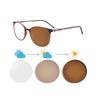 SHINU Photochromic Multifocal Reading Glasses Women Small Face Size Tr90 Frames Lightweight Progressive Lenses