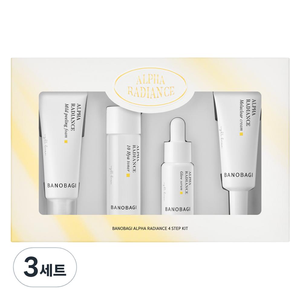 Banobagi Alpha Radiance 4 Step Kit Set, 3 Sets