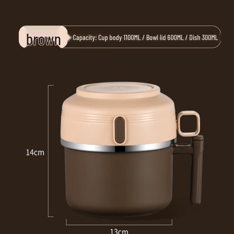 Portable Insulated 304 Stainless Steel Food Container