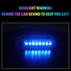 1pc NEW Car solar Strobe warning light LED light bar 8 SMD Auto emergency light signal light rescue lamp 6 flashing modes colorful