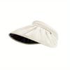 1 Piece Headband Shell Hat, UV Protection, Empty Top Sunscreen Hat, Summer, Sunshade Face Big Brim Shell Hat Vinyl Foldable,