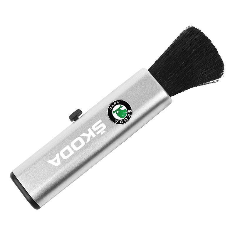 Car Air Conditioner Outlet Clean Brush Dust Remover Accessories For Skoda Octavia MK2 MK3 2 3 A7 Fabia Karoq Kodiaq Superb Rapid Kamiq