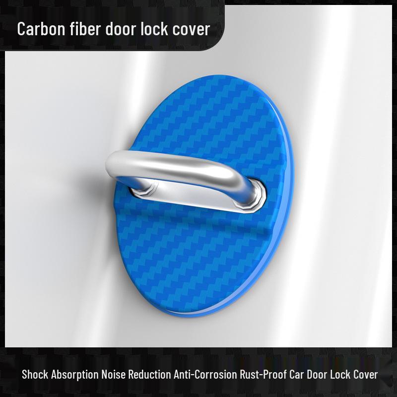 Car Door Lock Silicone Noise Reduction Pad and Shock Absorption Cover