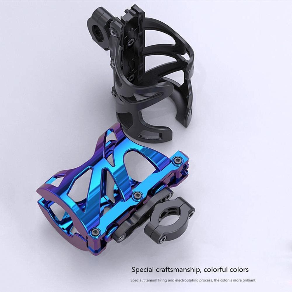 Motorrad Fahrrad Modifikationszubehör MotorradbecherhalterMotorrad Universal Getränkehalter Fahrrad Wasserbecher Flaschenhalter