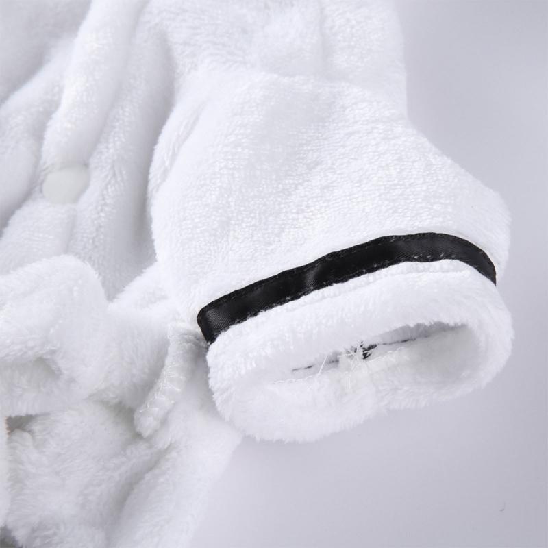 Puppy Dog Nightgown Breathable Puppy Bathrobes Comfortable Wear Solid Color Warm Pet Apparel Soft and Stretchy