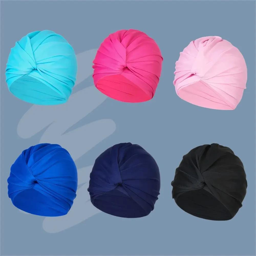 New Arrival: Comfortable Adult Polyester Swim Cap - High Elasticity & Individually Packaged