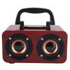 Retro Wooden Wireless   Speaker Portable Music Player for Mobile Phone PC