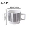 Einfache Keramik Becher Kaffee Tasse Milch Tee Tasse Frühstück Becher Drink Mark Tasse Wasser Tasse Haushalt Liefert Geschenke