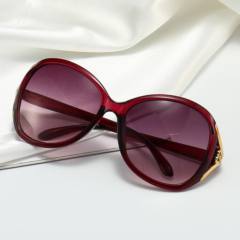 Four-Leaf Clover Sunglasses Ins Women'S Sunglasses Sunshade And Eye Protection Han Chao