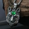 2025 Men's Wolf Totem Pendant Necklace - European Style with Wolf Head Design