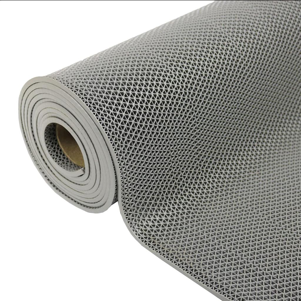 Yangweng Bath Thickness Bathroom Mildew Freely Quick Safety Washing Rubber Home Commercial Nursing Gray Mat, Anti-Slip, Drainage, Anti-Tip, 5mm, Mat,