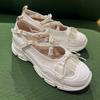 Spring Autumn Women's Low Heels Korean Style Pearl Chain Party Work Wear Mary Jane Flats Ladies' Casual Boat Shoes