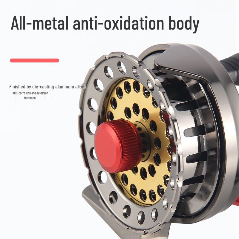 HAUT TON Полностью Металлический Катушка для Рафта и Подледной Рыбалки Standard