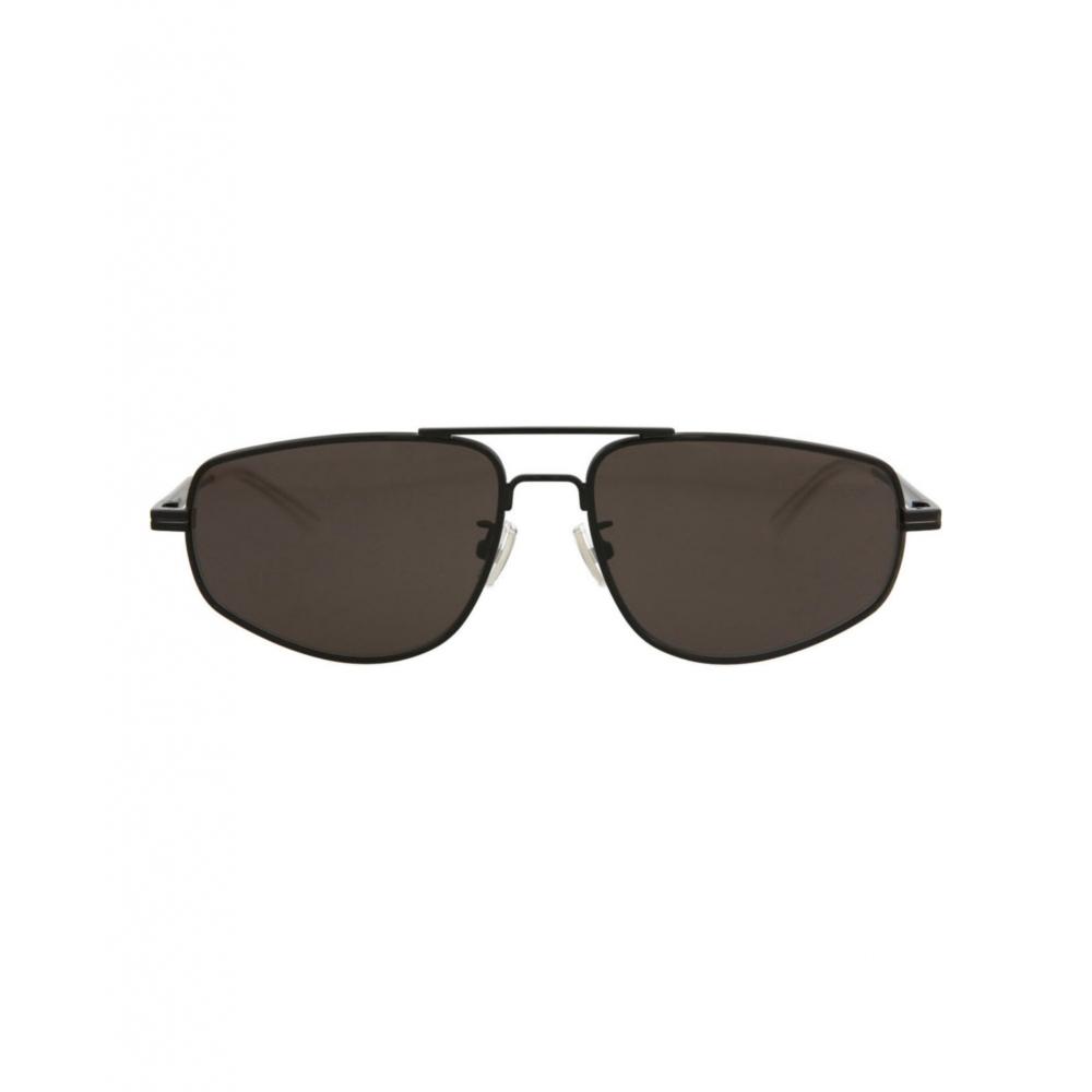 

Bottega Veneta Aviator Frame Metal Sunglasses Black Black Grey One Size