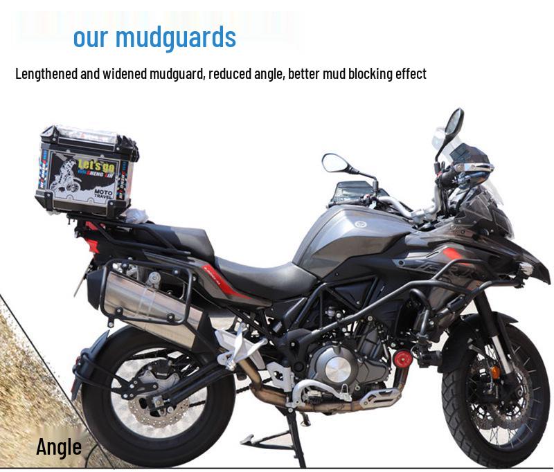 Thickened Rear Mudguard with Reflector for Jinpeng Benelli TRK502X Motorcycle
