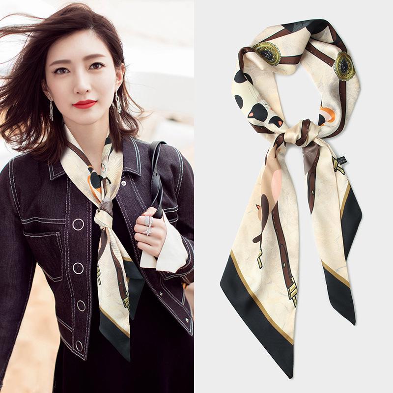 Ceinture Écharpe Mode Femme 2025: Accessoire de Taille Élégant pour Jupes et Jeans - Design Long et Élégant en Ruban