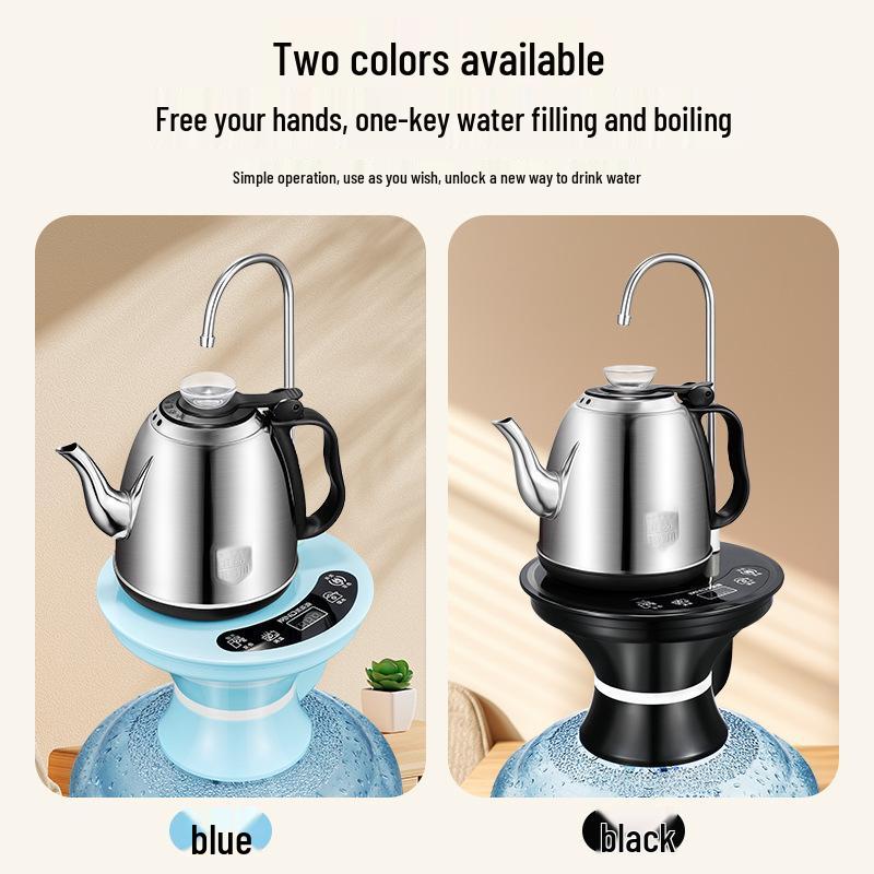 Meinedi High Power Electric Kettle, Stainless Steel & Glass, Manual Fill, for Home/Office Use.