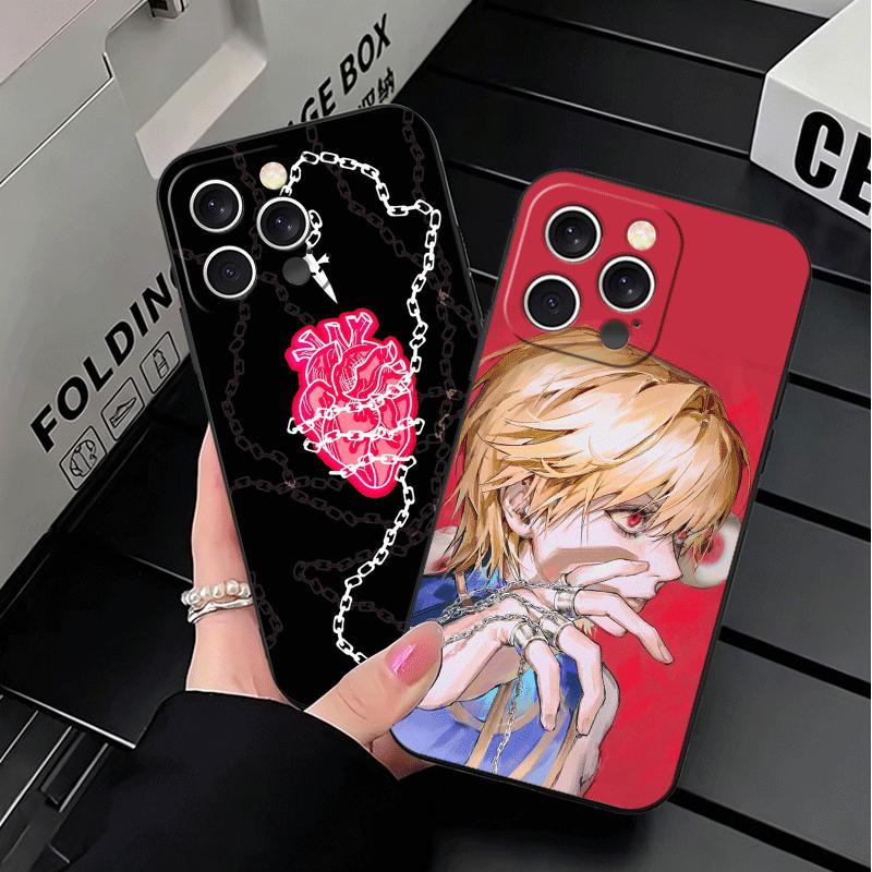 Hunter X-Hunters Kurapika Soft Phone Case for iPhone 16 16E 17 Air 15 Pro Max 14 Plus 13 Mini 11 12 7 Black Cover Back Shell