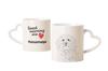 Havanese, Havanese Cuban Bichon, Bichón Havanés - Cup with a Dog, Adorable Cup with a Heart-shaped Handle, Universal Gift from the Brand