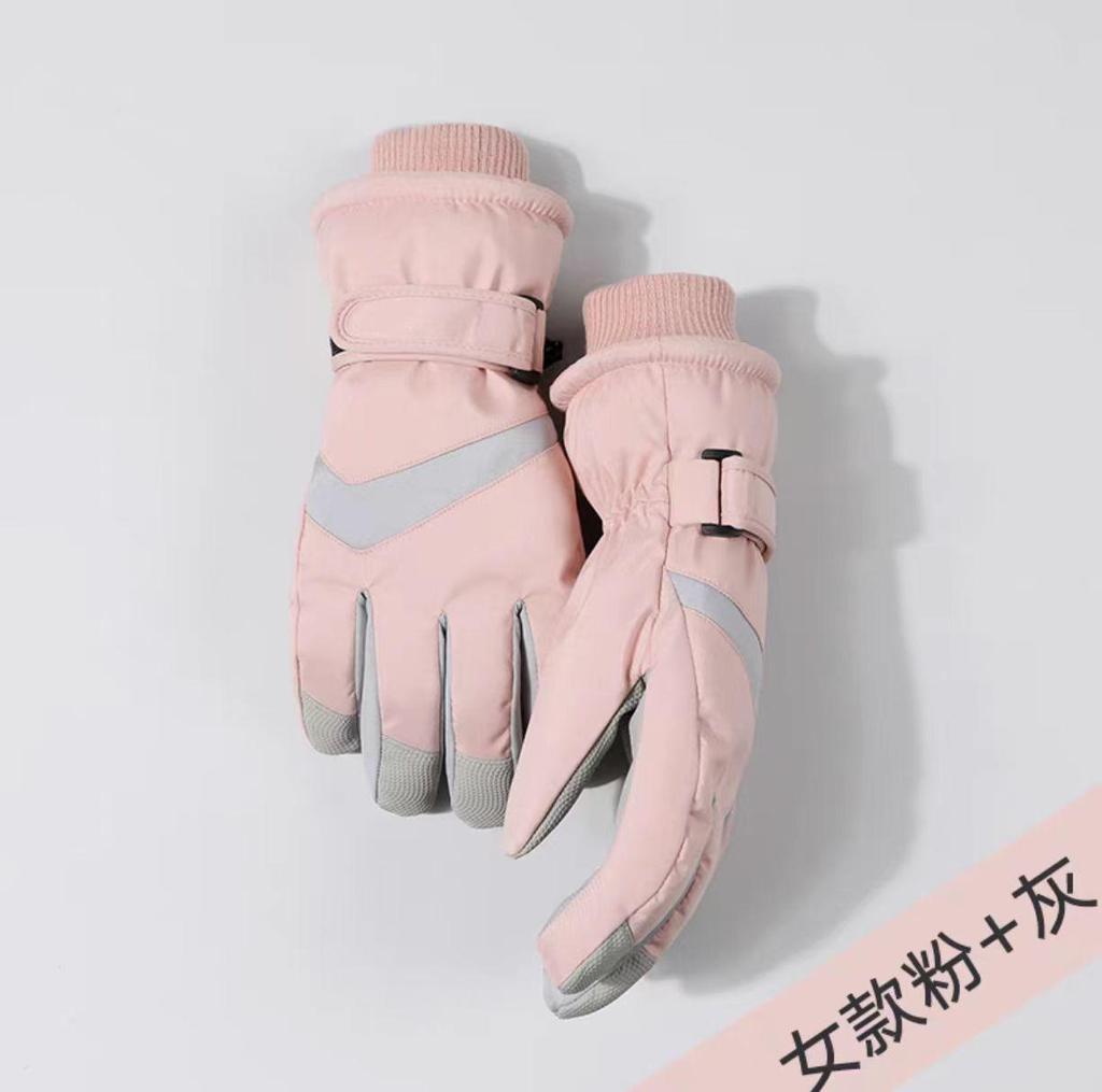 Unisex Ski Gloves: Warm, Waterproof, Fleece-Lined for Outdoor Snow Play, Cold Protection, Travel, Japanese Style, Cycling.
