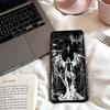 G-Gothic Cyber Sigil Cross Phone Case For Samsung S25,24,23,22,30,21,10,9,Ultra,Plus,Lite,FE,4,5 G Soft Black Case