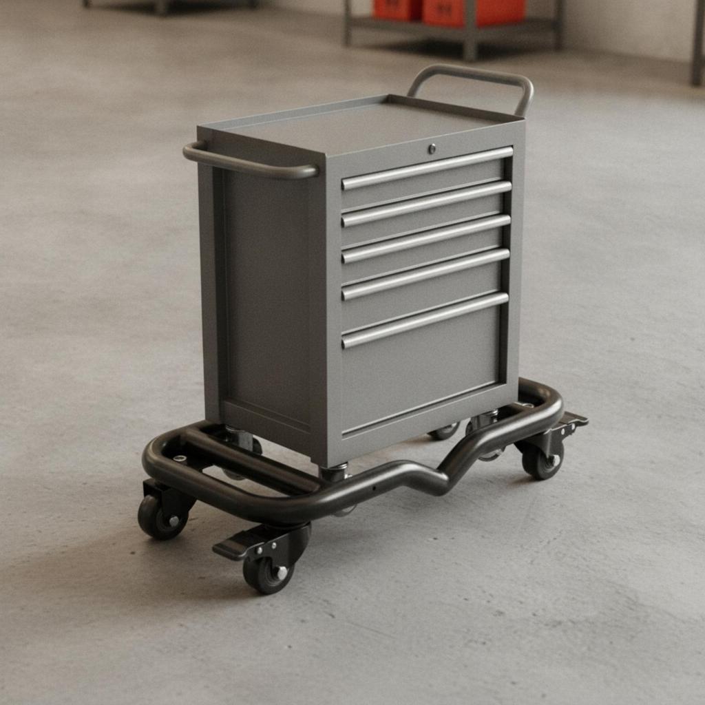 2 Pieces Car Wheel Dolly Steel Vehicle Moving Swivel for Tight Storage