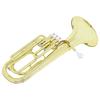 SLADE Bb Euphonium 3-key Vertical Key Tenor Horn Brass Body Euphonium Brass Instrument with Case Gloves Cleaning Cloth