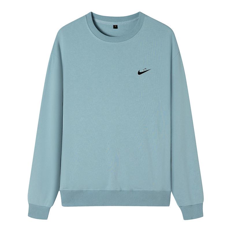 Sweat à capuche à manches longues et col rond en tissu éponge pour homme - Printemps/Automne 2024