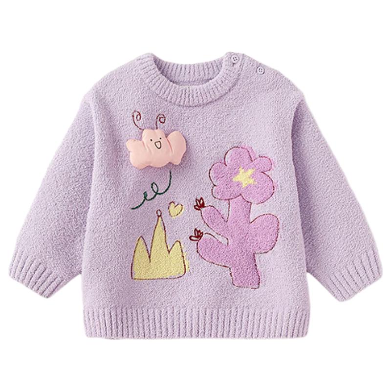 Balabala Baby Kids Cartoon Knit Pullover Sweater