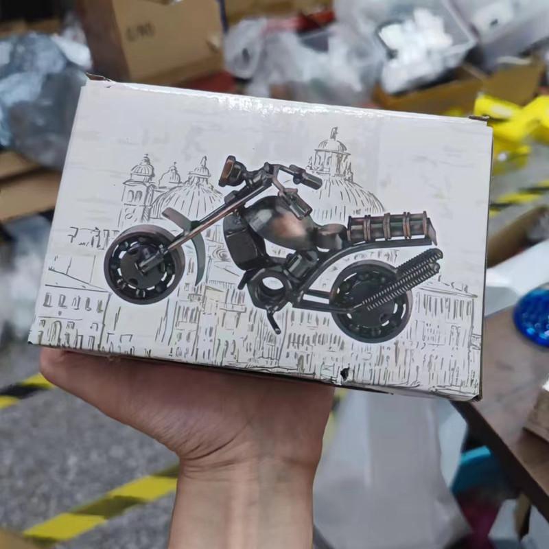 Metal Iron Motorcycle Model Special Promotion Iron Ornaments Handmade Crafts Gifts Multiple Options Available