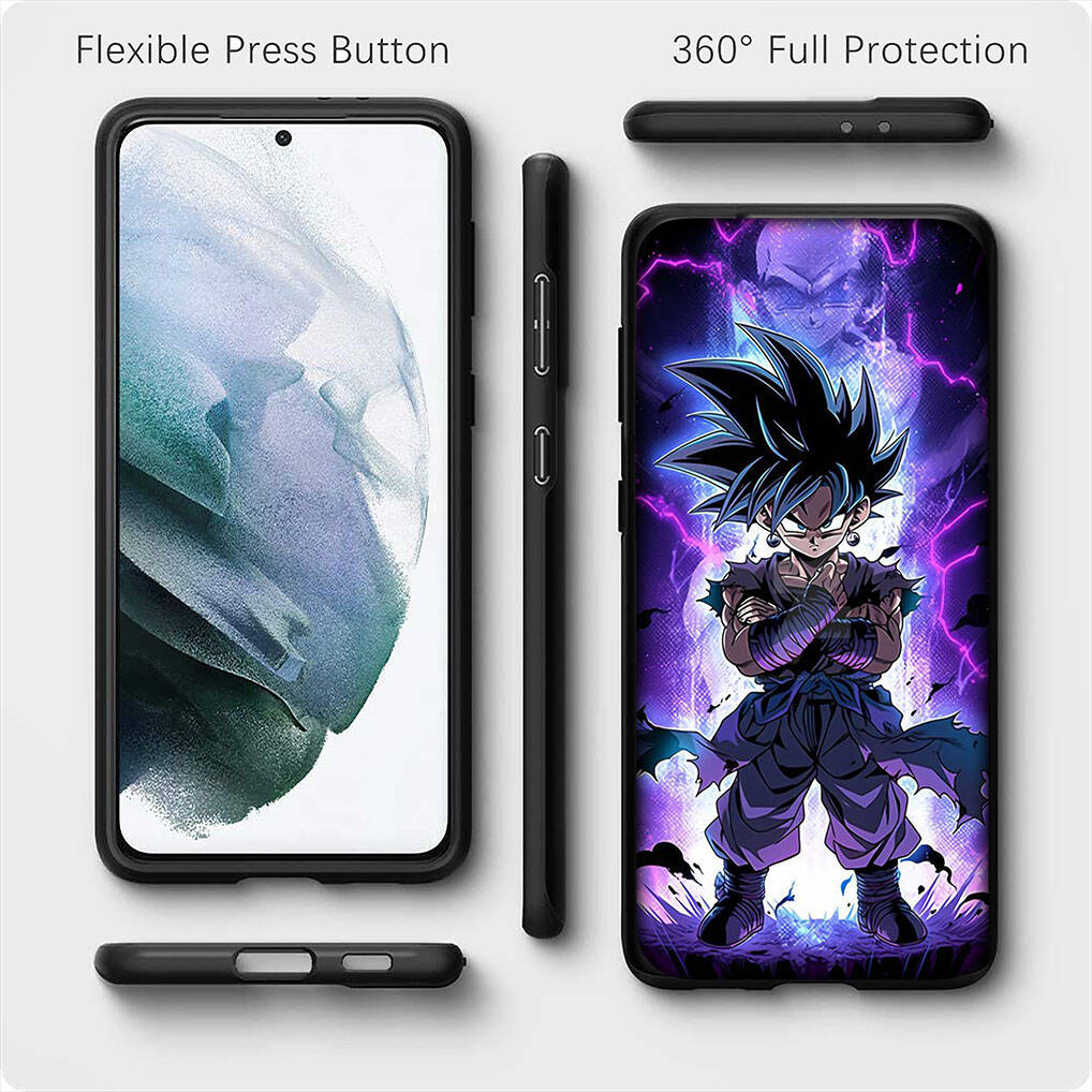 for Samsung Galaxy S25 S24 S23 S22 Ultra FE Plus A17 A37 A57 A56 A55 A06 A16 A15 A36 A26 A35 A05 A54 A34 Phone Case Wallpaper Dragon Ball Goku Cover