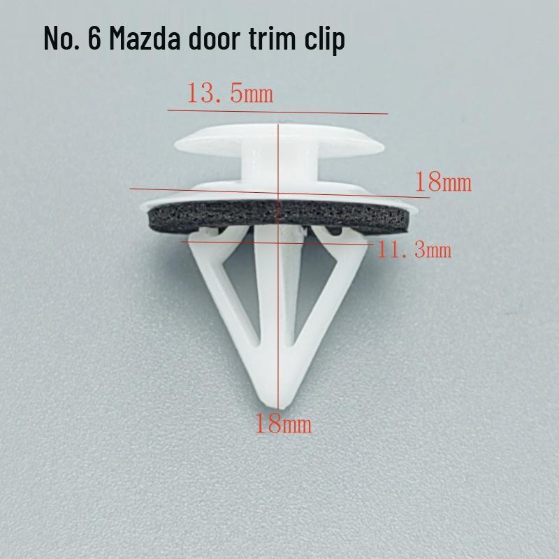 Universal Nylon Door Panel Clip: Car Interior, Tailgate, Trim Fastener