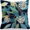 Boho Eukalyptusblüten Kissenbezug Aquarell Botanischer Druck Weiche Kissenhülle Für Sofa Bett Couch Natur Boho Wohnkultur