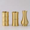 Copper Incense Bottle Incense Ware Crafts Bamboo Vase Incense Bottle Brass Storage Bottle Ceremony Tea Ornaments