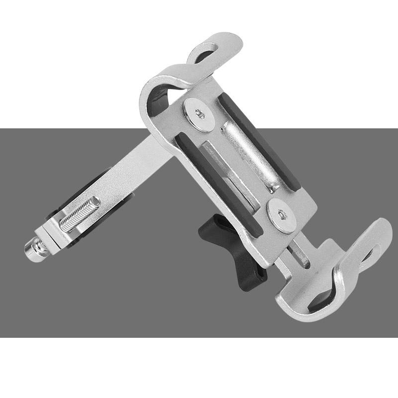 360 Rotate Bike Cycling Phone Holder Aluminum Moto Phone Holder Adjustable Universal Bicycle Mobile Phone Handlebar Mount Stand