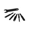 Kyocera Replacement Blade Set for Electric Carving Set Flat Blade Square Flat Round (formerly Ryobi) Knives, 5-Piece (Round Blade, (4mm, 9mm), Blade,