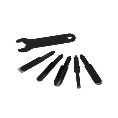 Kyocera Replacement Blade Set for Electric Carving Set Flat Blade Square Flat Round (formerly Ryobi) Knives, 5-Piece (Round Blade, (4mm, 9mm), Blade,