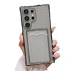 S26ultra Four-corner Airbag Anti-drop A57 Card Bag Mobile Phone Case Is Suitable for Samsung S24u Transparent Soft Case A36 All-inclusive.