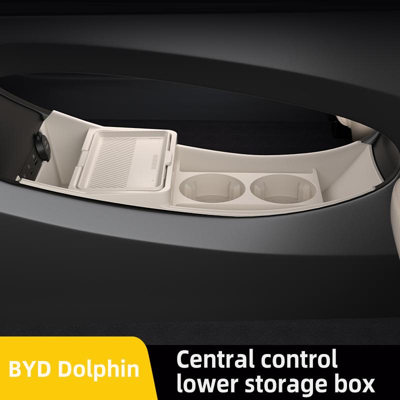 Suitable for Byd Dolphin 25 Intelligent Driving Center Control Lower Storage Box Storage Box Car Supplies Accessories