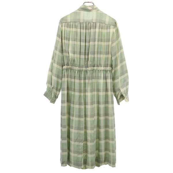 Salvatore Ferragamo Overall handle Long sleeve one piece Green system Women Used