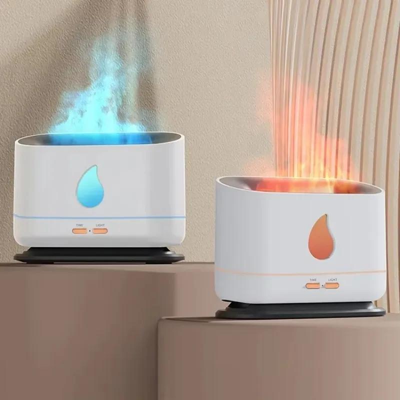 Humidificateur de Parfum Humidificateur d'Aromathérapie Humidificateur d'Air avec Éclairage LED Diffuseur d'Arômes Électrique Purificateur d'Air Petit Atomiseur