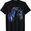 Red Horse Sunset T-Shirt - Cute Bae Chibi Cowboy Kid T-Shirt