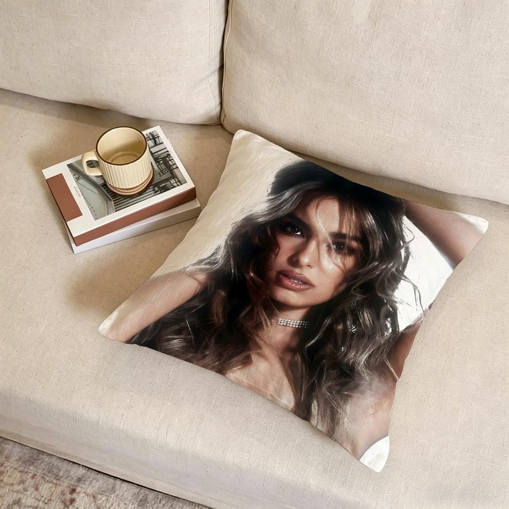 A-Addison Rae Cushion Cover Fabric Soft Furnishing,Pillowcase, Cushion Cover, Sofa Pillow, Home Decoration